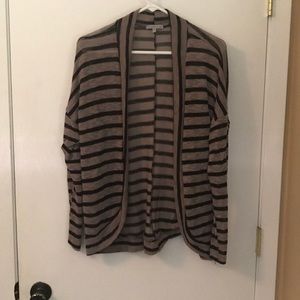 Open front cardigan.